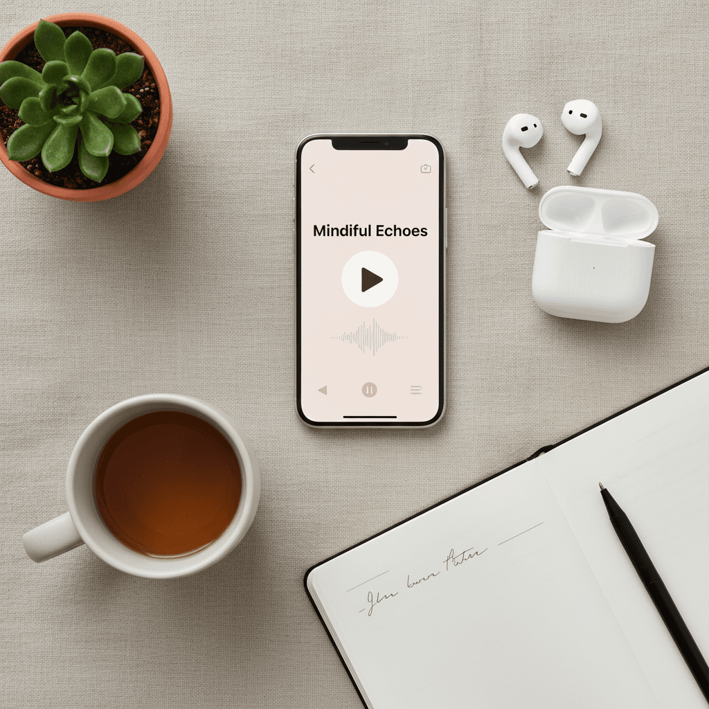 Social media content calendar being planned on a phone